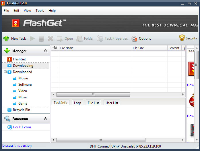 Менеджер загрузок браузера. FLASHGET. Менеджер загрузки BBS. Download Master; • FLASHGET;. FLASHGET 1..